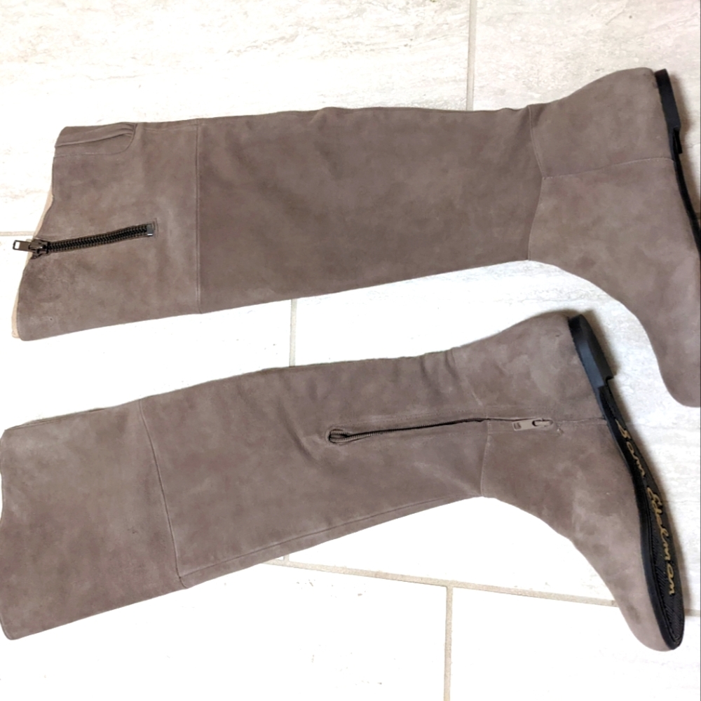 Sam Edelman suede high knee boots